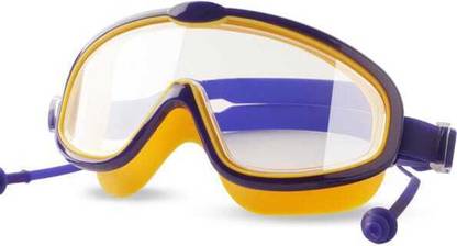 LILPLANET Swimming Goggles Reflective Yellow Navy Swimming Goggles