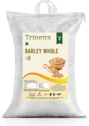 Trinetra Best Quality Jau Sabut (Barley Whole Grain)-2Kg (Packing) Barley