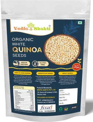 Vedic Shakti Quinoa Seeds For Weight Loss Management 500 Gm | Diet Food | High Protein Quinoa