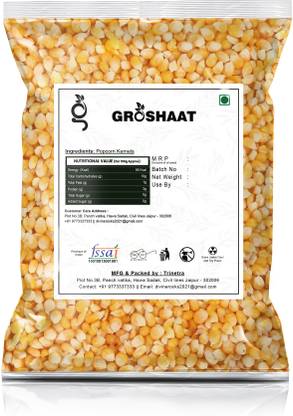 Groshaat Makka Popcorn (Maize Kernels)- 1Kg Pack Corn