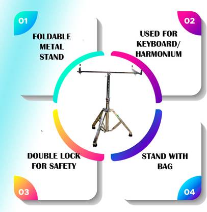 BEATBOX HARMONIUM KEYBOARD FOLDABLE STAND MODLMGA7 Folding Stand