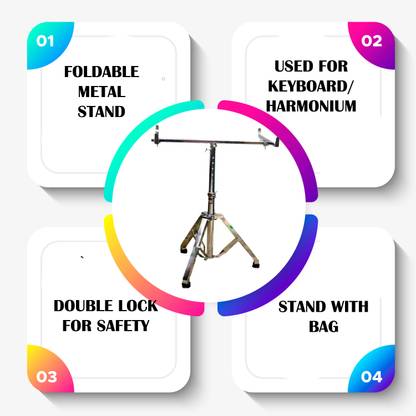 BEATBOX HARMONIUM KEYBOARD FOLDABLE STAND MODLMGB14 Folding Stand