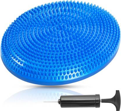 Gela inflated Stability Balance Cushion Pad For Exercise & Fitness Use Home&Gym, Wobble Board Fitness Balance Board
