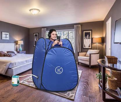 KLICK GADGETS SAUNA STEAM BATH USING STEAM HELPS YOU DISCHARGE EXCESS BODY FLUID GET SPA AT YOUR HOME Portable Steam Sauna Bath