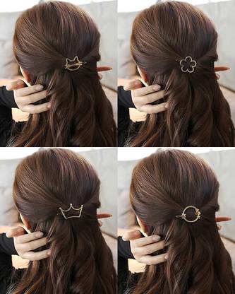 Sonpal Metal Multi Design Hair Clips, Hair Accessories for Girls Women Pack of 12 Hair Clip
