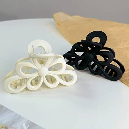 Elecsera Matte Multi Design Hair Claw Clip Clutcher Accessories Combo For Women Hair Claw