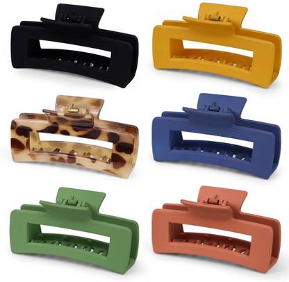 SUKAINA TRENDS 4 Sleek Claw Hair Clips for Styling Hair Claw