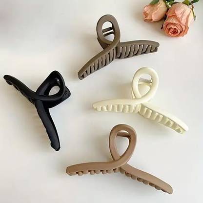 Alucia Korean Hair Claw Clips, Hair clutcher and Hair Accessories for women pack of 4 Hair Claw