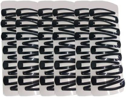 KIRTI KANCHAN Hair Pins Tik Tok Tic Tac Hair Pins Clips for Women and Girls - Black Tic Tac Clip