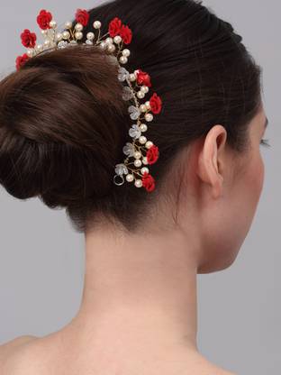 YouBella Stylish and Trendy Party Wear Jewellery Hair Chain