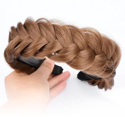 Crazy Hair Braided Headband With Teeth For Girls Head Band