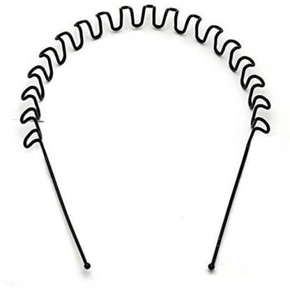 SD Enriching Beauty Zig-Zag Party wear Fashion Hair Styling Wave Hairband for Unisex (Pack of 12 ) Hair Band