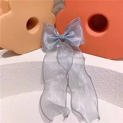 Vivalace Pack of 2 PCS Korean Style Bow Hair Clip for Girls and Women_27 Back Pin