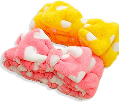 beautyitem Velvet Elastic Headband Random Colour (Pack of 2) Head Band