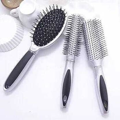 AL FALAH Paddle, Flat And Roller Hair Brush Combo
