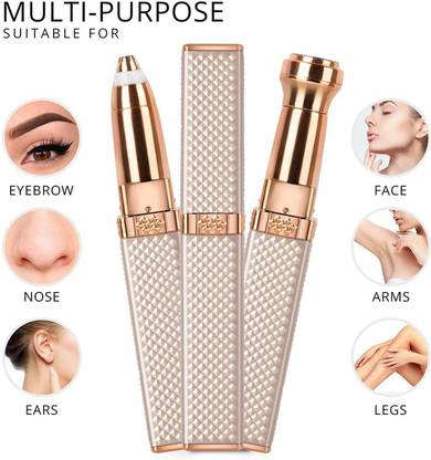 PKK TRADERS Personal Hair Removal Eyebrow Razor with Indicator Lights (EYEBROW TRIMMER), Women