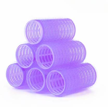 Scarlet Line Velcro Hair Rollers for Curling, Self Grip Hair Plastic Curler for Home n Saloon Hair Curler