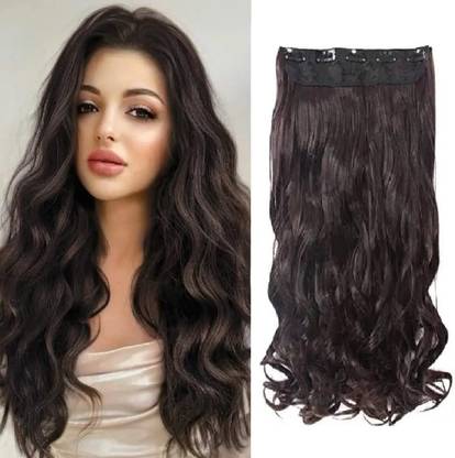 Getvock Natural Looks Wavy  Clip In Hair Extension
