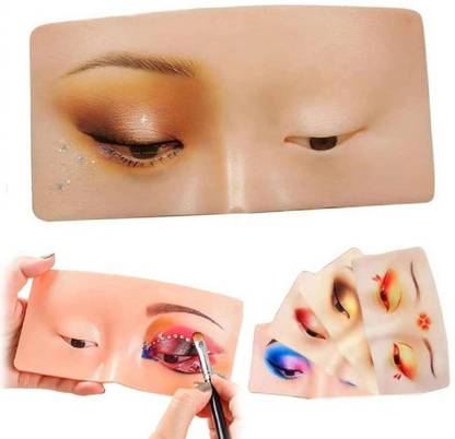 SAMYAK Makeup Practice Face Board, Face Dummy, for makeup practice, Practice Skin Board 180 g