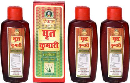 टंकर घृत कुमारी एलोवेरा हेयर ऑइल , 100ML (3 का पैक) केश तेल