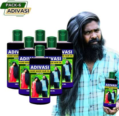 Adivasi Jadibuti Natural Pack 6  Hair Oil