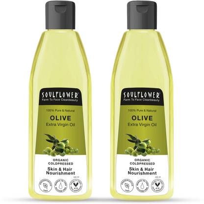 Soulflower Olive Natural Coldpressed Hair Oil