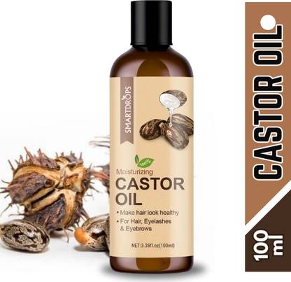 smartdrops Castor Oil Cold Pressed To Support Hair Growth Oil For Hair Loss Control Hair Oil