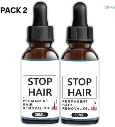 CHIWA EverSilk Hair Oil Kit | 30ml x2 Permanent Hair Blockers Oil