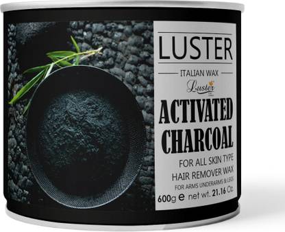 Luster Activated Charcoal Hair Removal Hot Wax | Waxing For Women & Men Wax