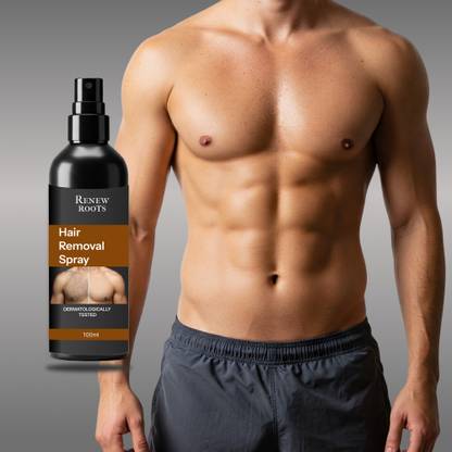 renew roots HAIR & SKIN Hair Removal Spray | Painless body hair removal in 10 minutes Spray Cream