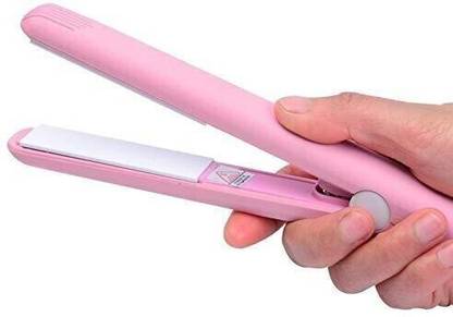 CROMIFY Hair Straightener Portable Mini Ceramic Plate Hair Straightener