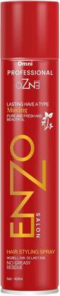 Omni ENZO HAIR SAPREY MODELLING IS LASTING SATRONG HOLD 420 ML Hair Spray