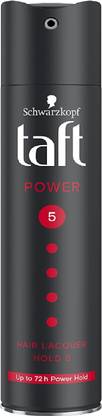 TAFT POWER HAIR LACQUER MEGA STRONG 5 250 ML COMBO OF 1 Hair Spray