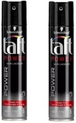 TAFT hair spray power 250ml black each 2 pcs Hair Spray