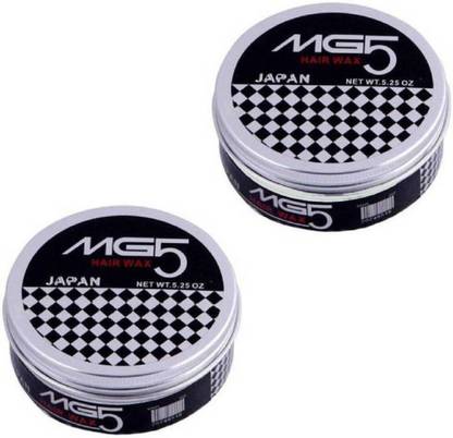 MG5 Japan Hair Wax set of 2 pack Style Your Hair for a Long Day (150 gm/piece) Hair Gel