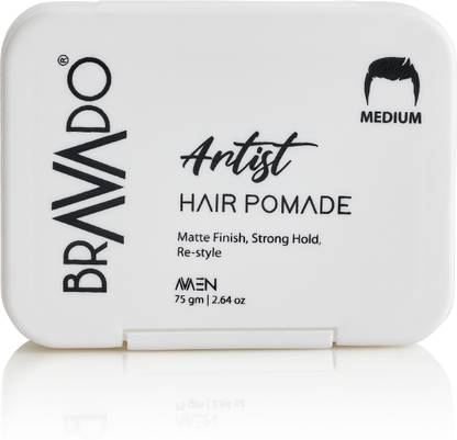 Bravado Artist Hair Pomade - Styling with Matt finish, Hair Clay Cream Hair Cream