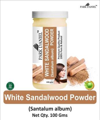 PARK DANIEL Premium White Sandalwood Powder - For Face pack, Face Masks (100 gms)