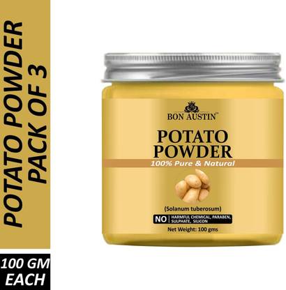 Bon Austin Premium Potato Powder Combo Pack of 3 Jars of 100 gms(300 gms)
