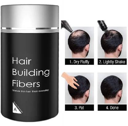 GULGLOW99 Hair Building Fibers For Regrowth & Instant Styling Black Hair Loss Concealer in seconds Hair Volumizer Hair Volumizer Hair Building Fibers