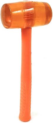 Kiesh Rubber Mallet Hammer with Round Head Soft Face Hammer for Tiles Hand Tool Kit