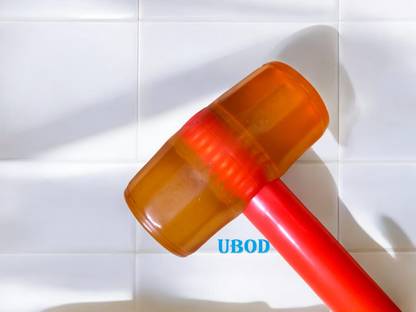 Ubod Rubber Mallet Hammer with Rubber round Head comfortable TILE Hammer SJK004 Mallet