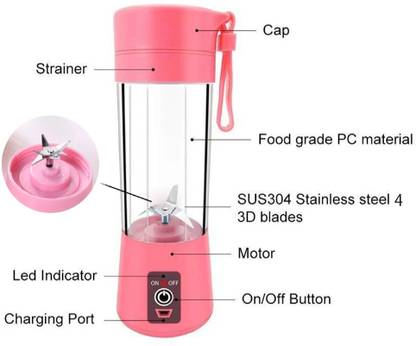 SACRO Pro Fruit Juicer 200 W Juicer Mixer Grinder