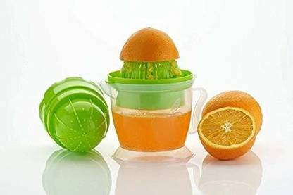 DEFITE Plastic 2 in one Hand Press Manual Fruit juicer for Pomegranate and Lime Fresh Hand Juicer