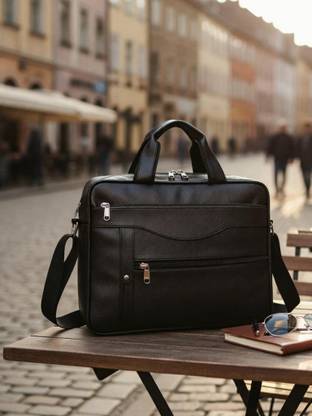 PARSLEY Men Black Messenger Bag