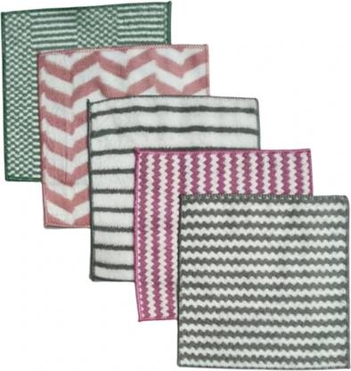 KleanShine Soft Washcloth for Baby Hand Towels ( Random Designs & Color) (25 x 25 inch) ["Multicolor"] Handkerchief