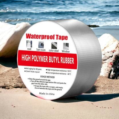AirSoft Metal Foils Tape Leak Repair Butyl Seal Rubber Tape | Outdoor Aluminium Waterproof Tape Z