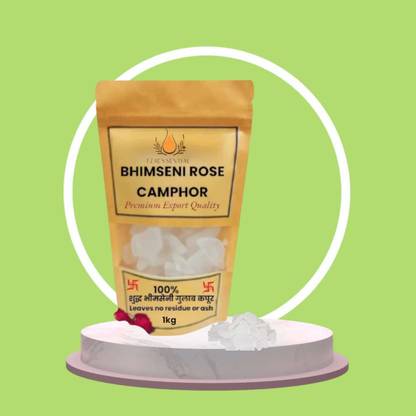 Tzaessential Pure Bhimseni Camphor Kapoor/Kapur Isoborneol Flakes