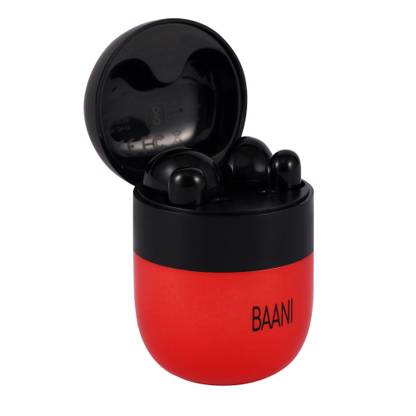Baani Audio Red+Black_BN 200 Bluetooth Earphones (Red+Black,Wireless) Bluetooth