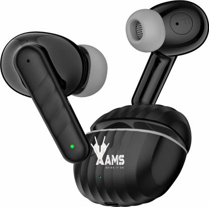 AAMS Enco TWS Earbuds with 45HRS Battery life & Deep Noise Cancellation, Gaming Bluetooth