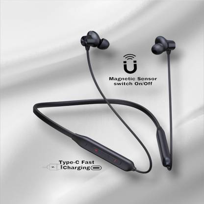 house of common Pro Neckband With Upto 48 Hours Playback & Fast Charging Earphone_2J Bluetooth & Wired